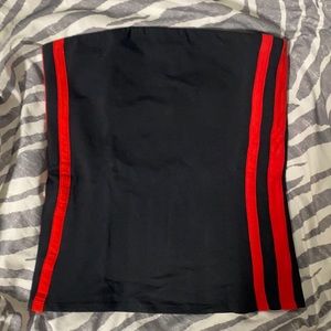 Black & Red Express tube top